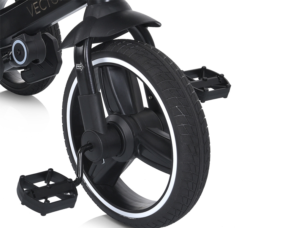 Детский трехколесный велосипед. EL CAMINO ME 1162 VECTOR Black