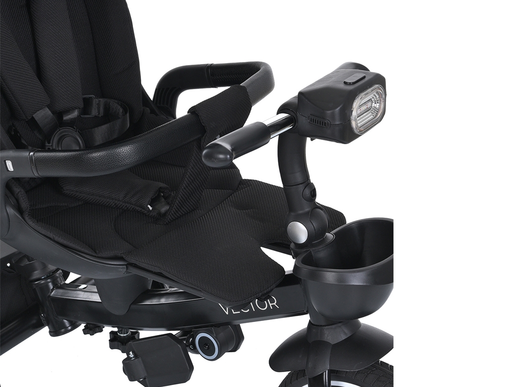 Детский трехколесный велосипед. EL CAMINO ME 1162 VECTOR Black
