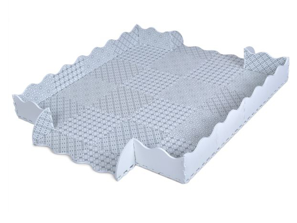 Килимок-пазл Gray Patterns ME 1167, 31,5 см, 50×50 см, складний, EL CAMINO