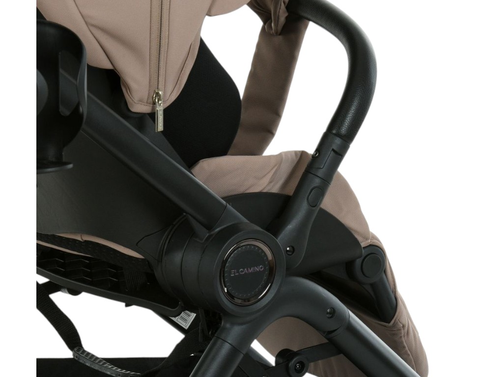 Коляска прогулянкова ME 1191 CHLOE Nougat Beige, алюмінієва рама, El Camino