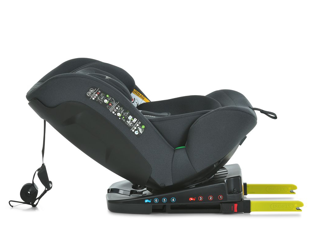 Автокрісло El Camino i-JOY ME 1205 Antracite i-SIZE R129, Top Tether, Isofix