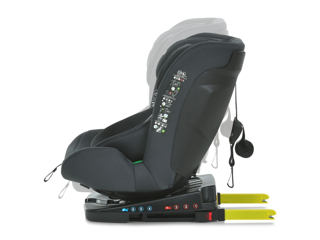 Автокрісло El Camino i-JOY ME 1205 Antracite i-SIZE R129, Top Tether, Isofix