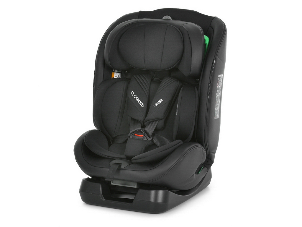 Автокресло детское El Camino i-CORE ME 1206 Black, i-SIZE R129, 0+, I, II, III, черное