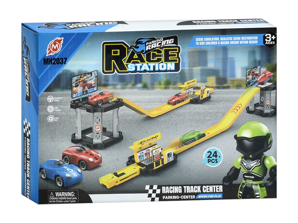 Гараж с запуском машинок Race Station MH2037
