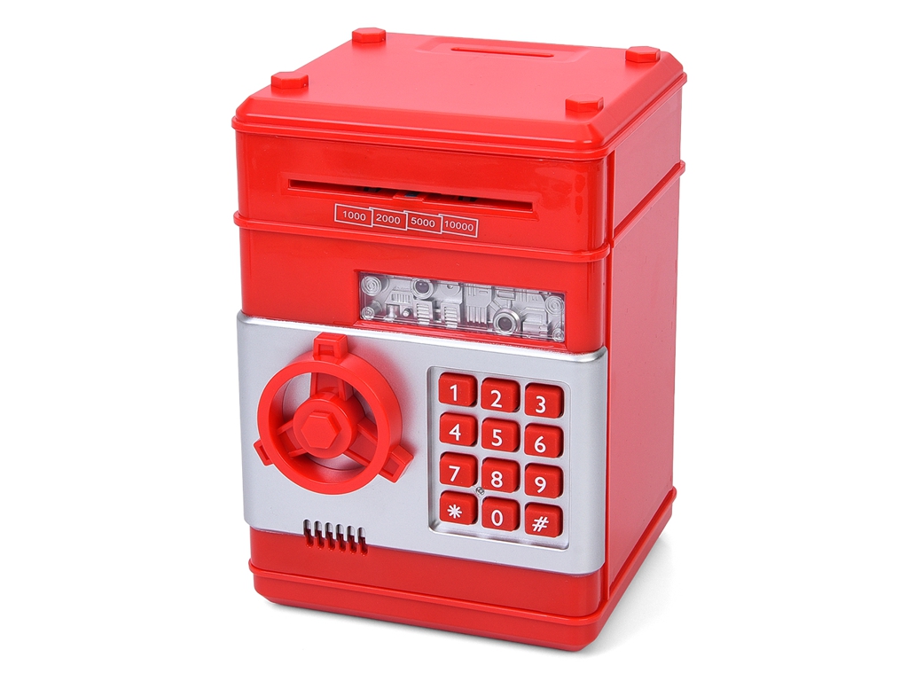 Скарбничка сейф інтерактивна MK 4524; 4 види; (ціна за 1шт)
