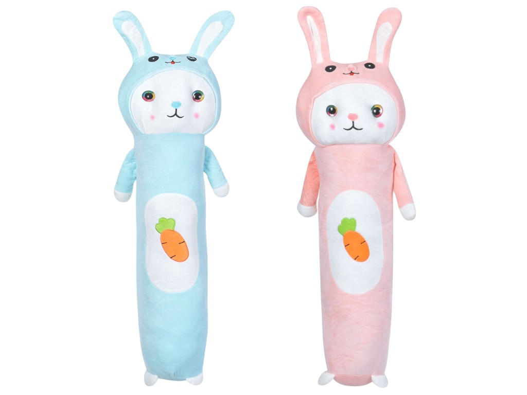 Игрушка мягкая подушка Заяц MP 2346-2, 90 см, 2 цвета, Limo Toy