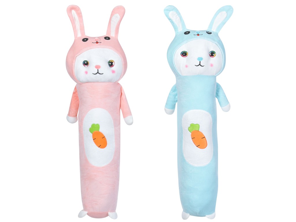 Игрушка мягкая подушка Заяц MP 2346-4, 120 см, 2 цвета, Limo Toy
