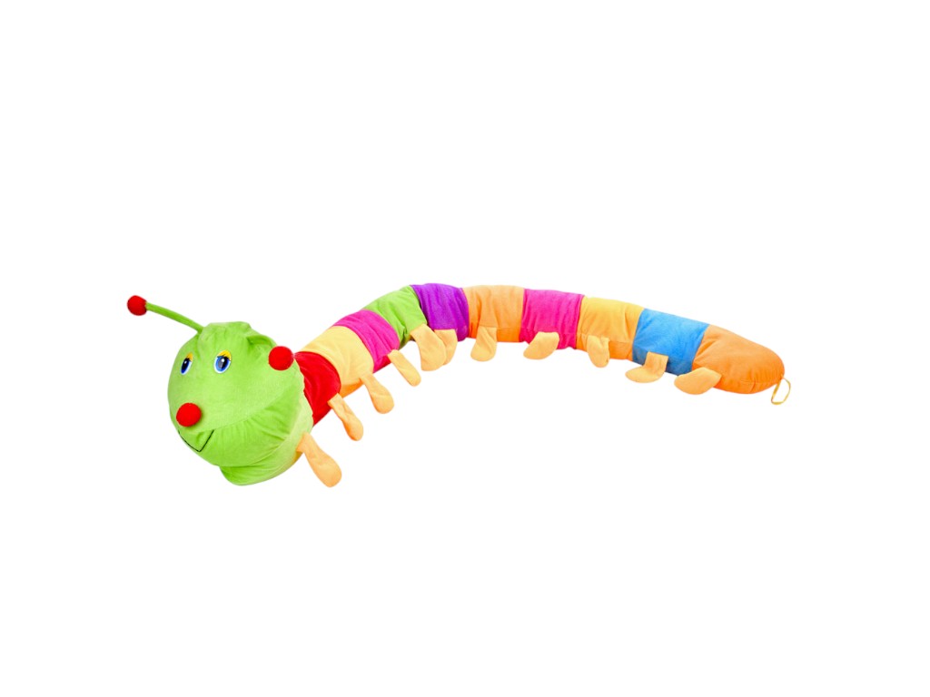 Игрушка мягкая подушка Гусеница MP 2347-3, 155 см, текстиль, Limo Toy