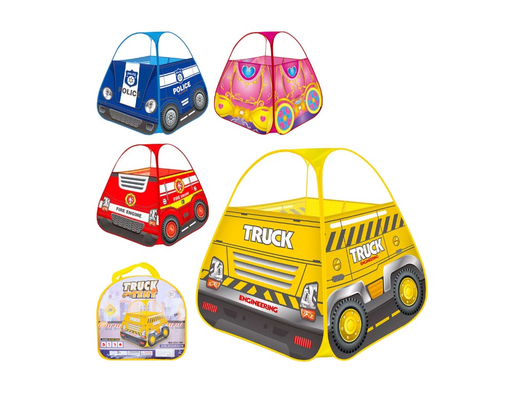 Палатка игровая пирамида MR 1116 80-99-80 см, 4 вида, BabyToys (цена за 1шт)