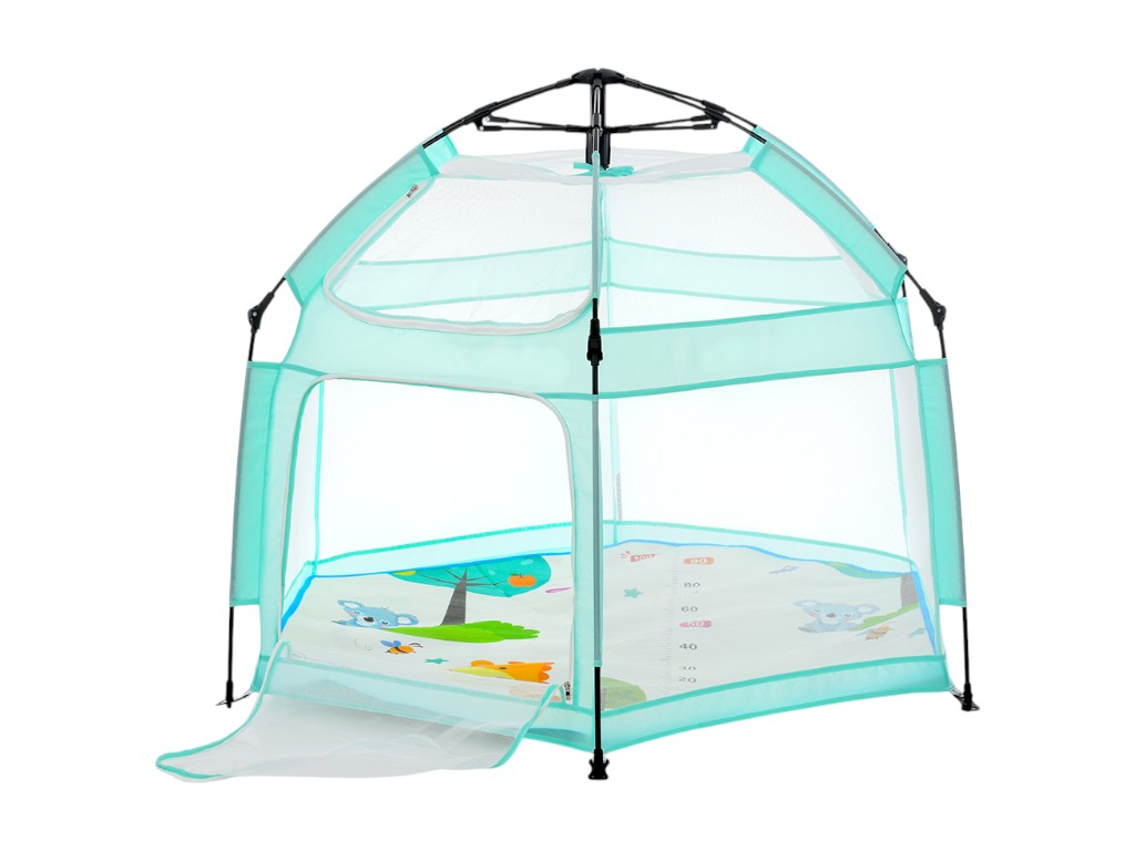 Палатка автоматическая MR 1512 Dusty Green 146×127×110 см, вход на молнии, BabyToys