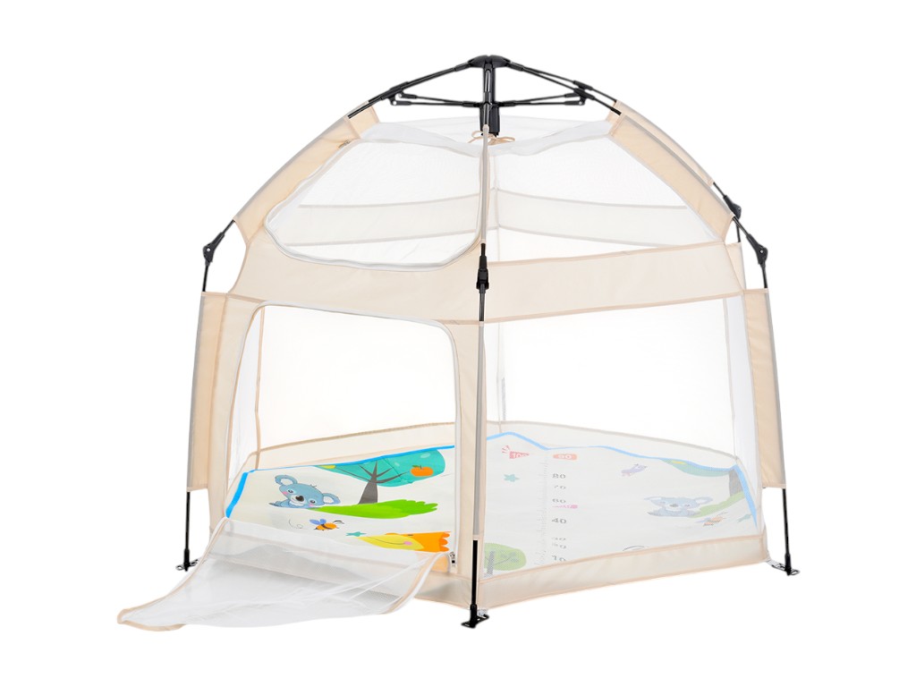 Палатка автоматическая MR 1512 Ivory Beige 146×127×110 см, вход на молнии, BabyToys