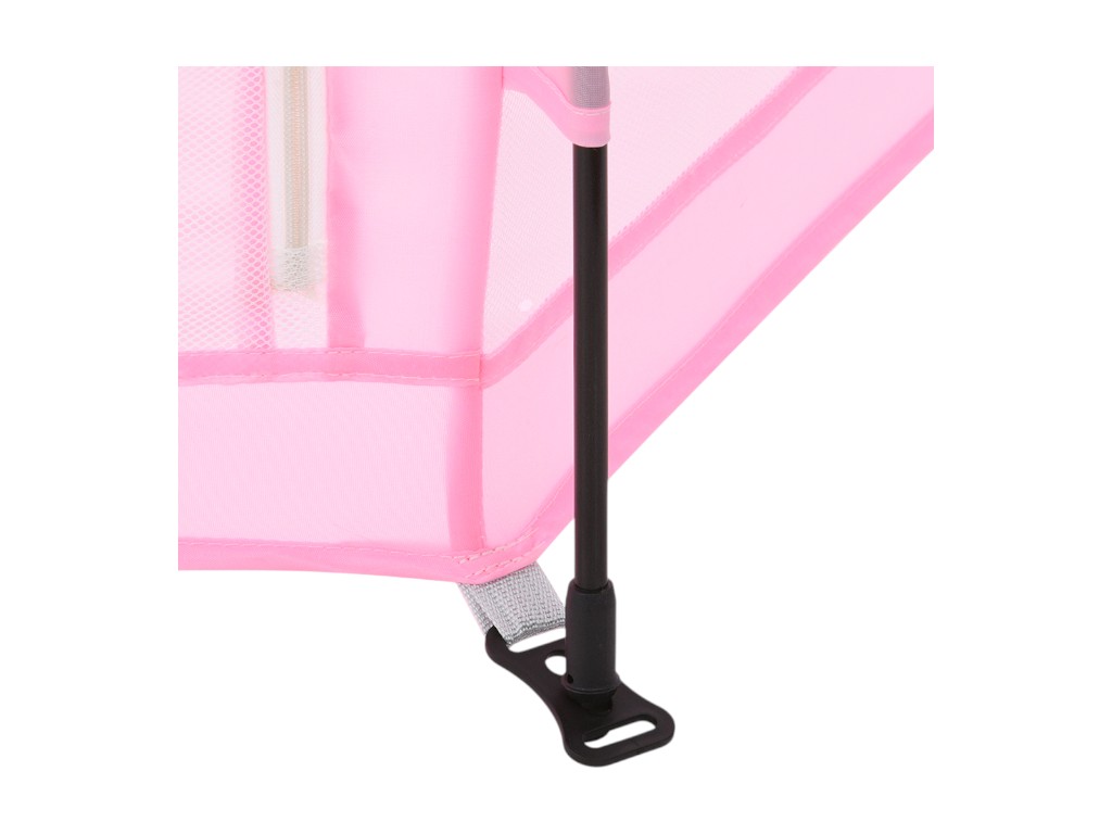 Намет автоматичний MR 1512 Powder Pink 146×127×110 см, вхід на блискавці, BabyToys