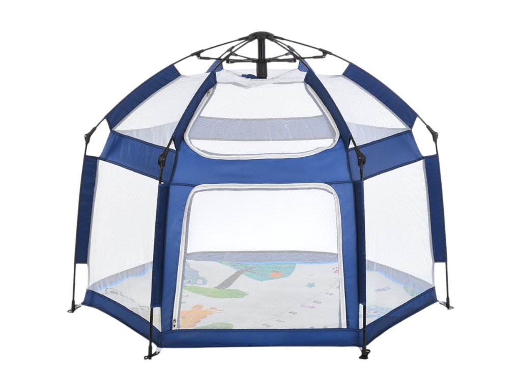 Палатка автоматическая MR 1512 Sapphire Blue 146×127×110 см, вход на молнии, BabyToys