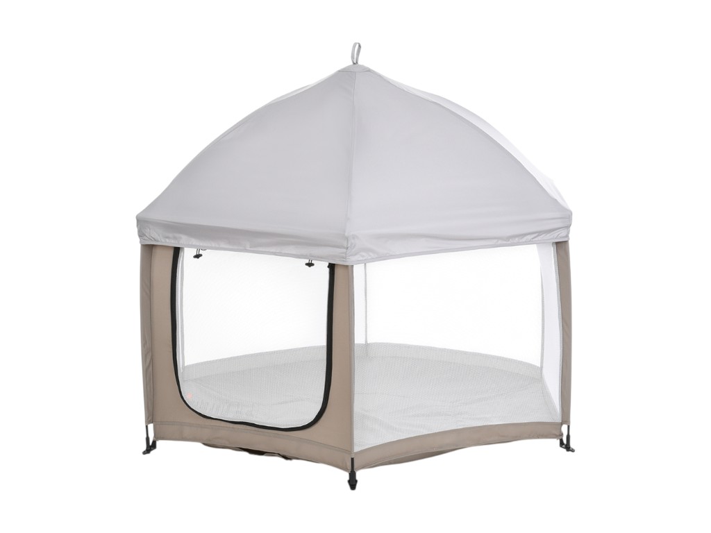 Палатка автоматическая MR 1515 Cashmere Beige 140×124×110 см, вход на молнии, BabyToys