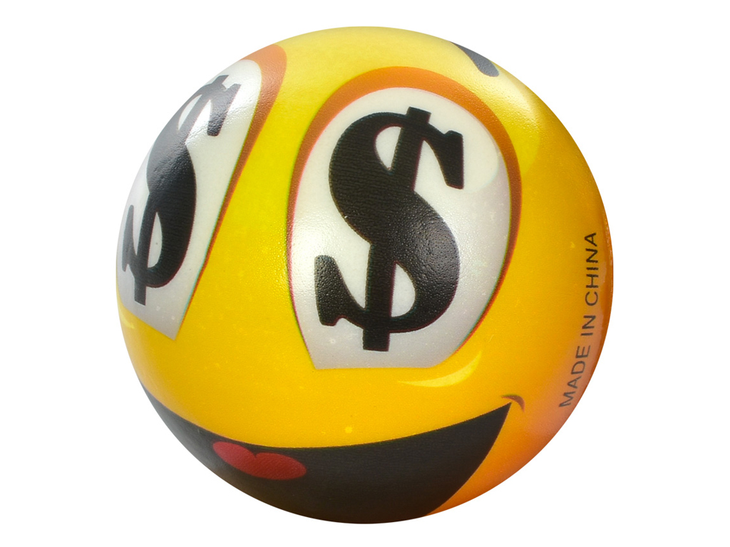 Мяч детский фомовый Emoji MS3521-3, 10 см, со смайлами, микс видов