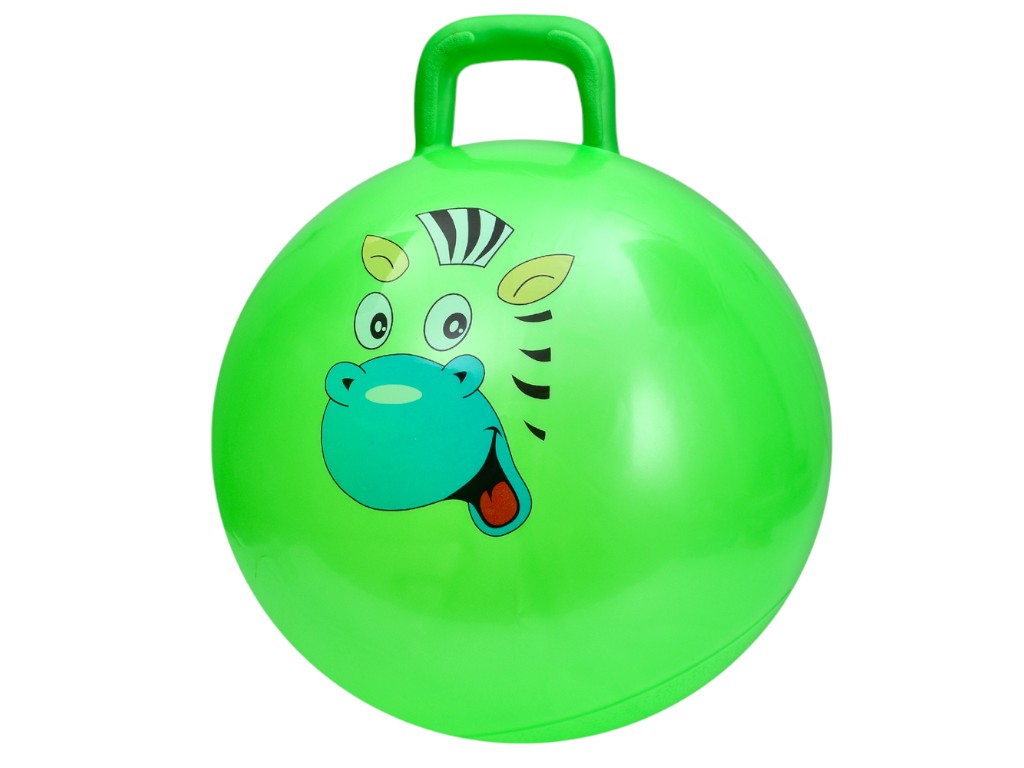 Игрушка мяч с ручкой 45 см, микс видов (цена за 1 шт)