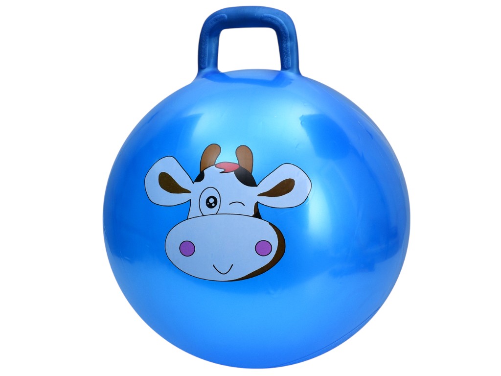 Игрушка мяч с ручкой 45 см, микс видов (цена за 1 шт)