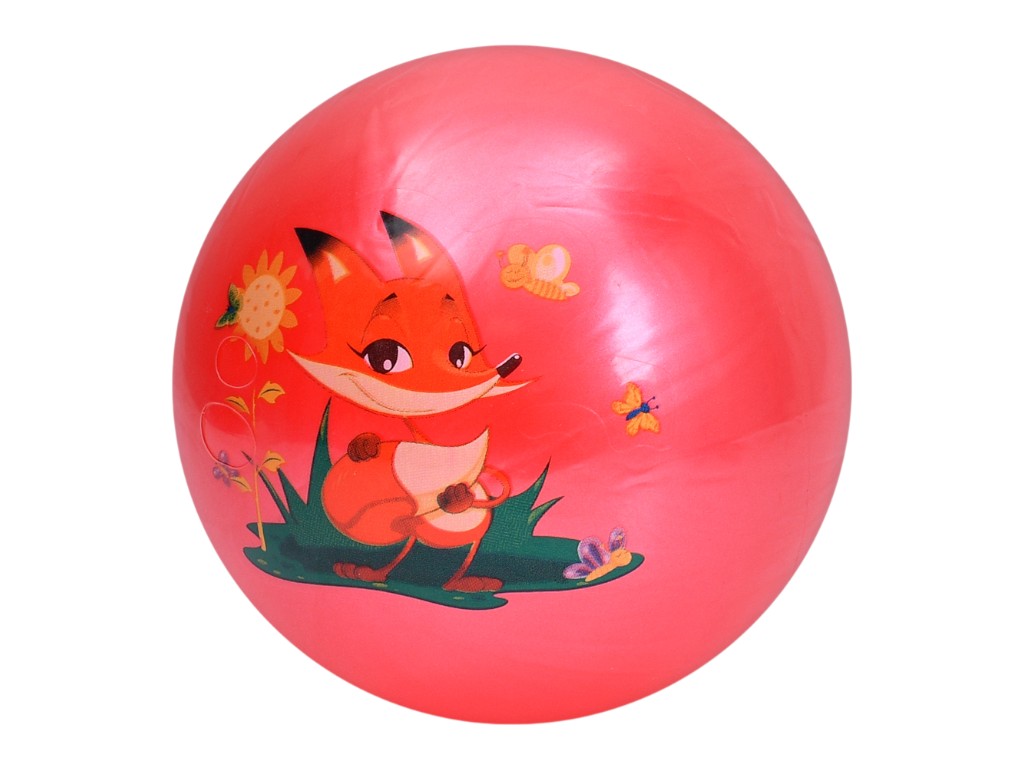 М'яч дитячий з малюнками тварин MS 4318, 9 дюймів, для активних ігор, ПВХ