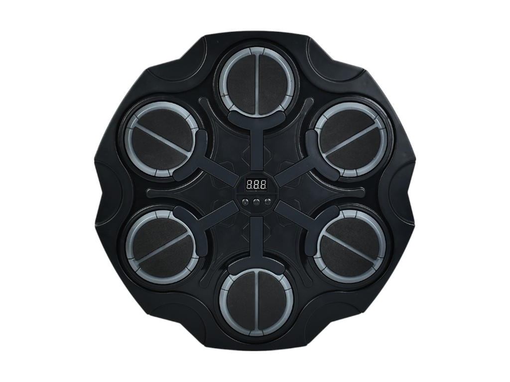 Игрушка настенный боксерский тренажер с Bluetooth, музыкой, светом, перчатками, 2 цвета