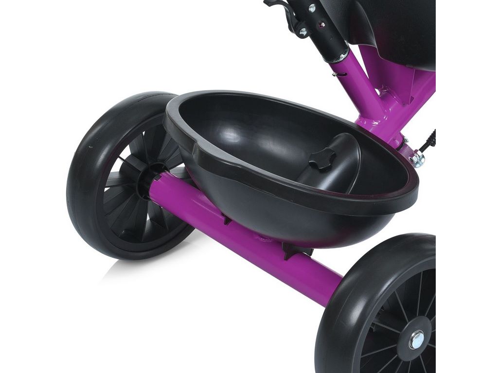 Велосипед триколісний з батьківською ручкою, Turbo Trike