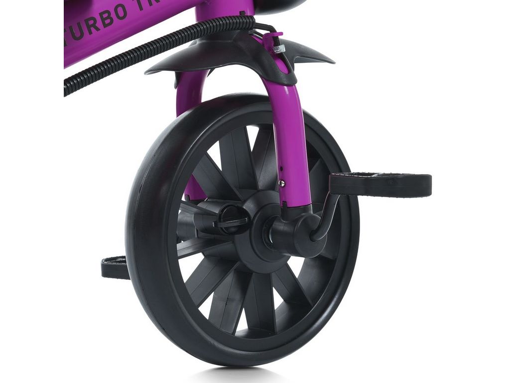 Велосипед триколісний з батьківською ручкою, Turbo Trike