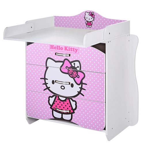 Пеленальный столик hello kitty