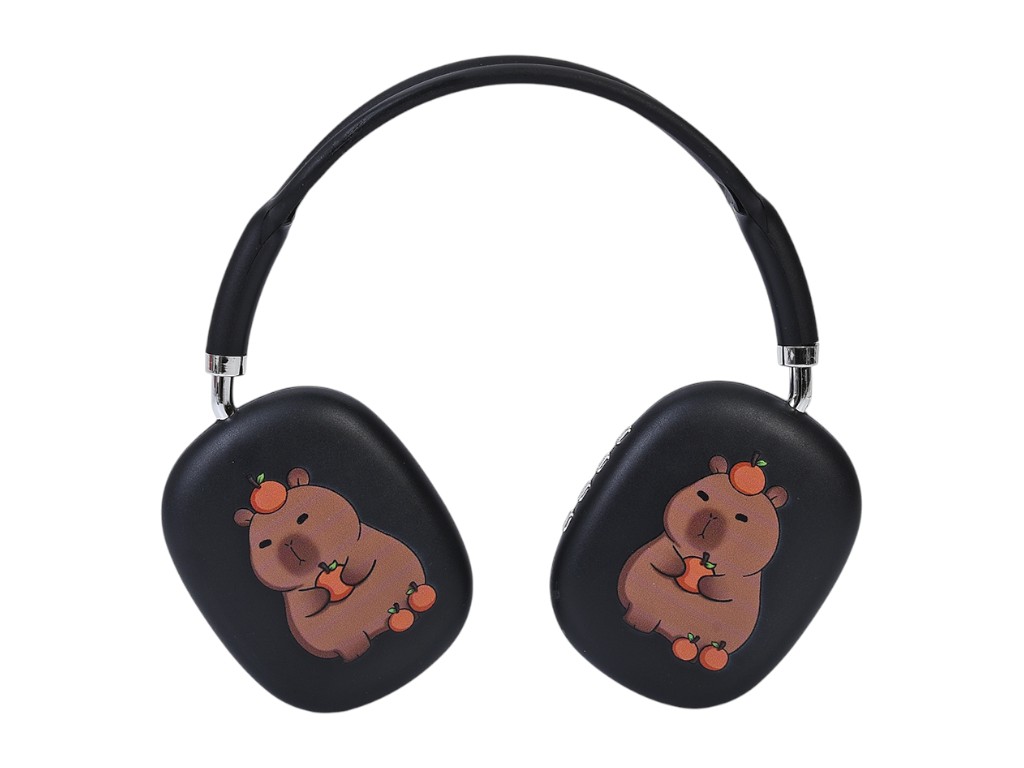 Навушники бездротові Bluetooth з малюнком капібари MZ-009; 6 видів; (ціна за 1шт)