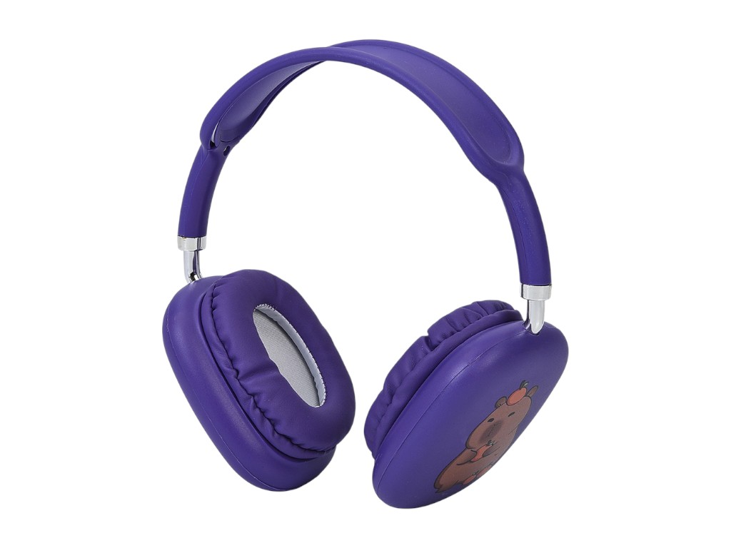 Навушники бездротові Bluetooth з малюнком капібари MZ-009; 6 видів; (ціна за 1шт)