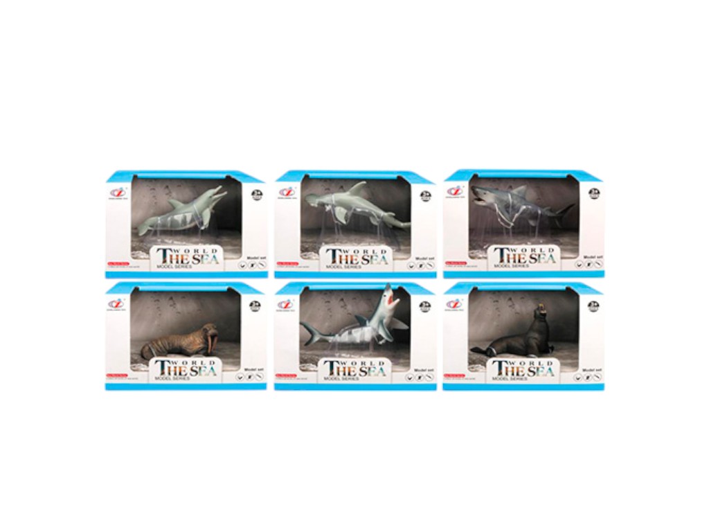 Игрушка фигурка Морской житель, 6 видов (цена за 1 шт)