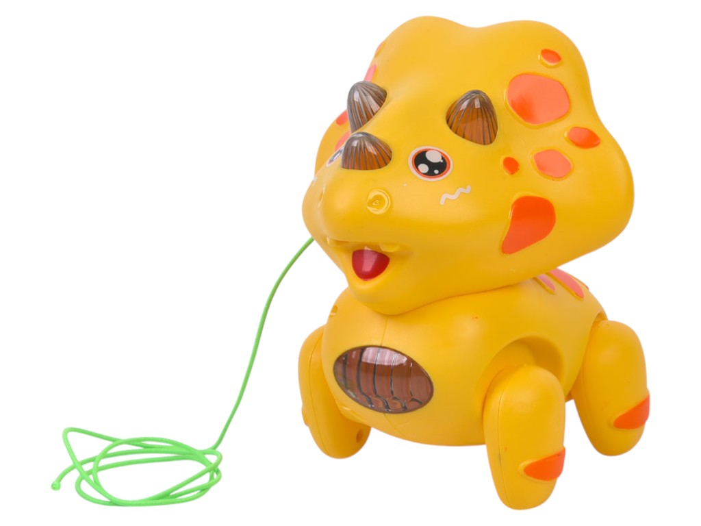 Игрушка динозавр, ходит, музыка, свет, 3 цвета