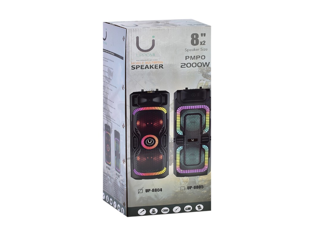 Акустическая колонка, Bluetooth, микрофон, пульт, аккумулятор (цена за 1шт)