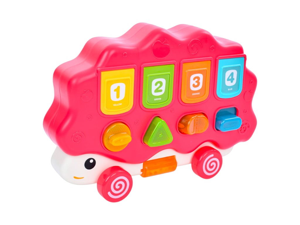 Интерактивный ежик Pop-Up Joy – музыкальная игрушка на колесах