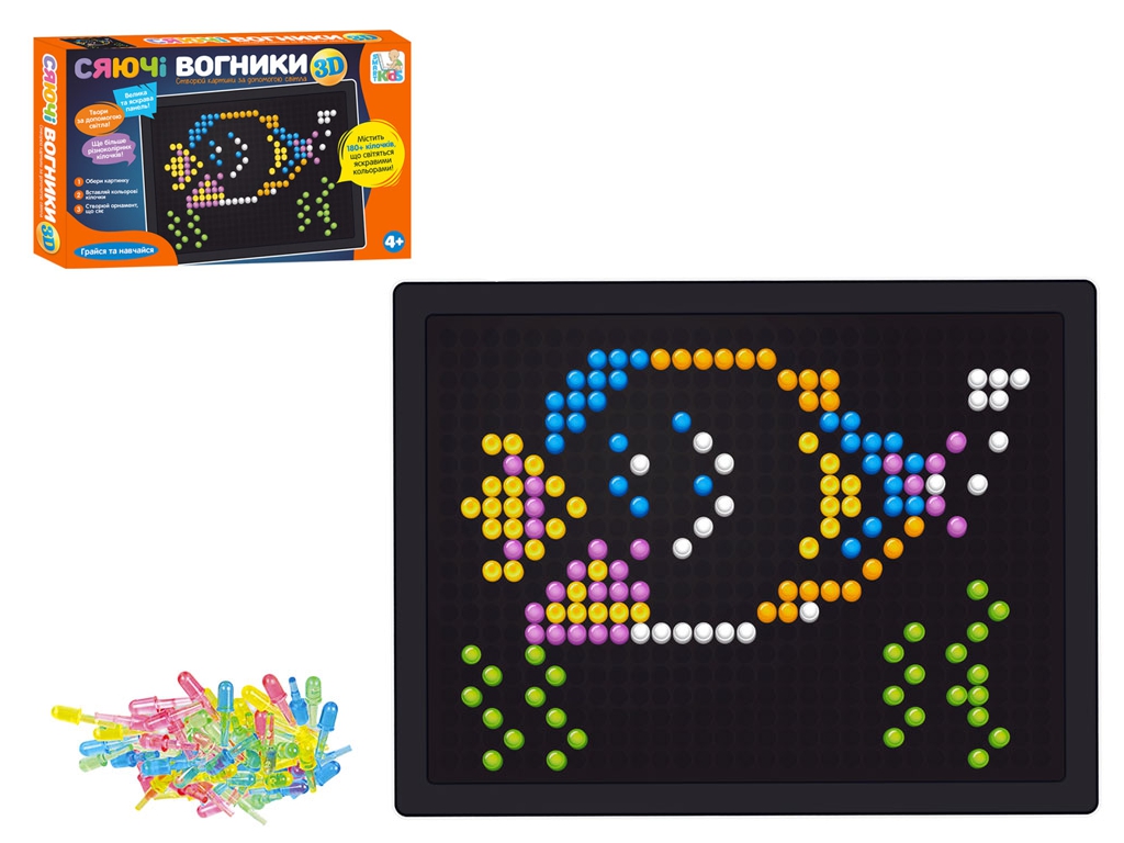 Мозаїка світлова SK 0062, 22,5×17,5 см, з підсвічуванням, Limo Toy