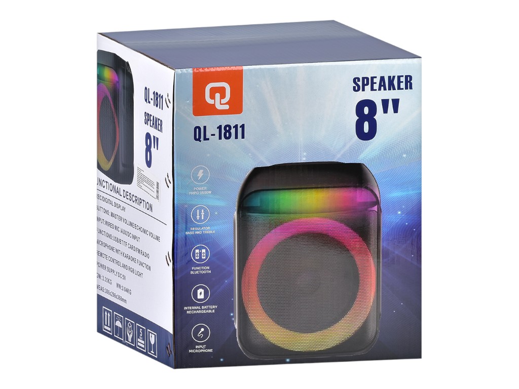 Колонка аккумуляторная Bluetooth SMT 0002