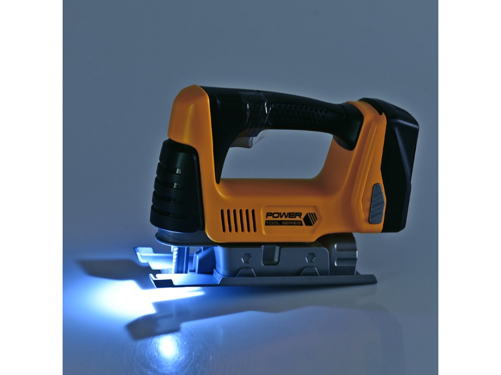 Електролобзик іграшковий T003, 18 см, світиться, BabyToys