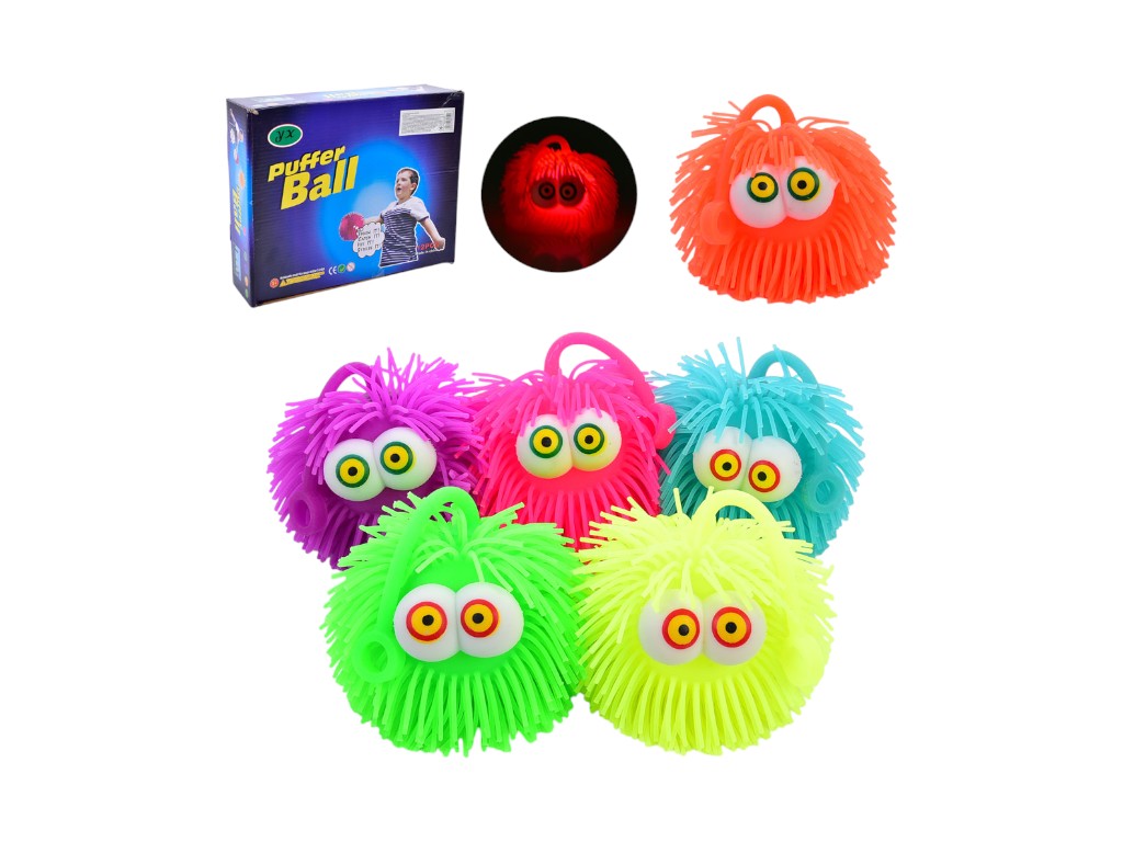 Игрушка-антистресс ежик с подсветкой, 6 цветов (цена за 1шт)