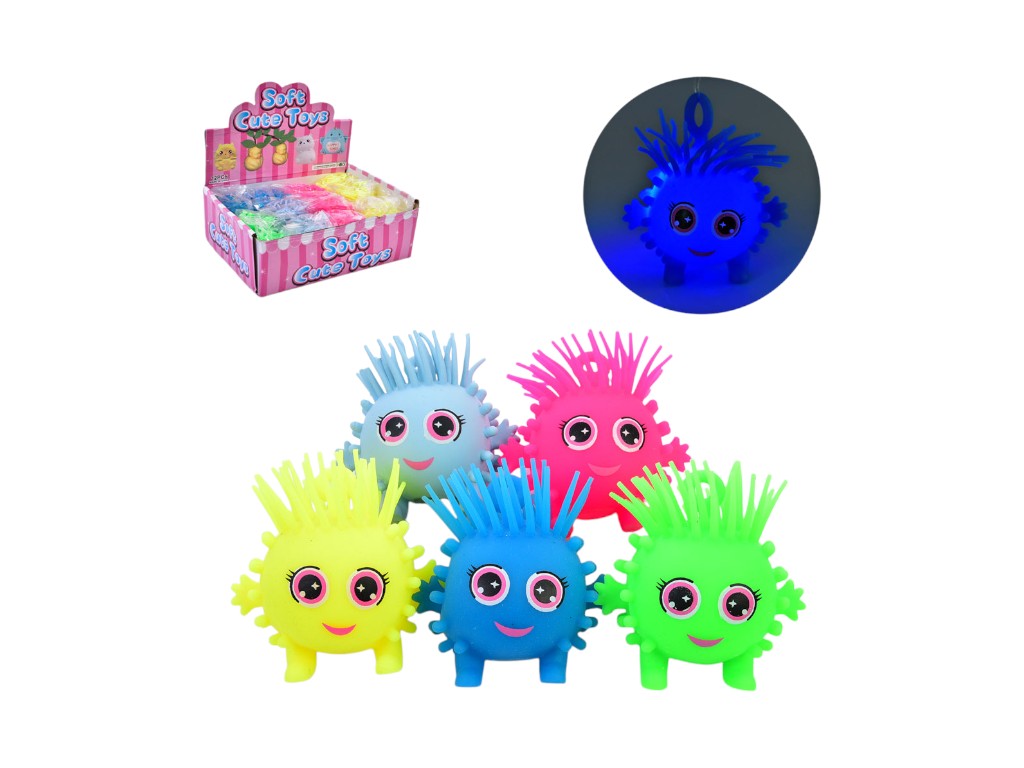 Игрушка-антистресс, монстр-ежик, 5 цветов (цена за 1шт)