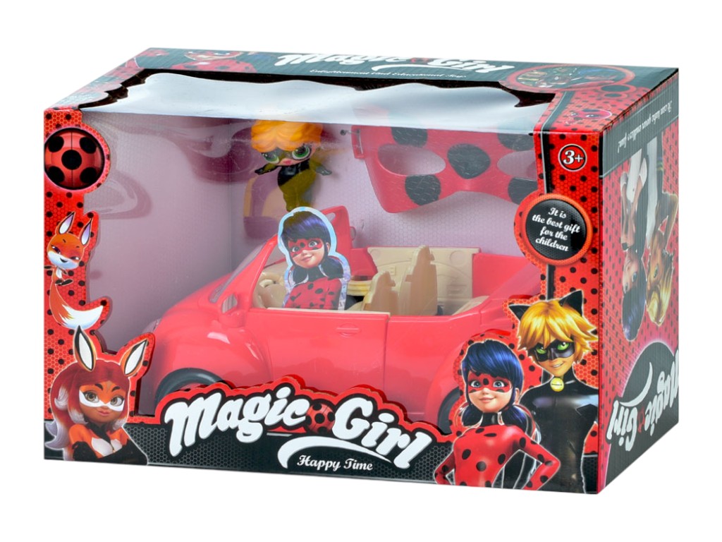 Игровой набор кукла с авто и маской TM531, машинка 26 см (цена за 1 шт)