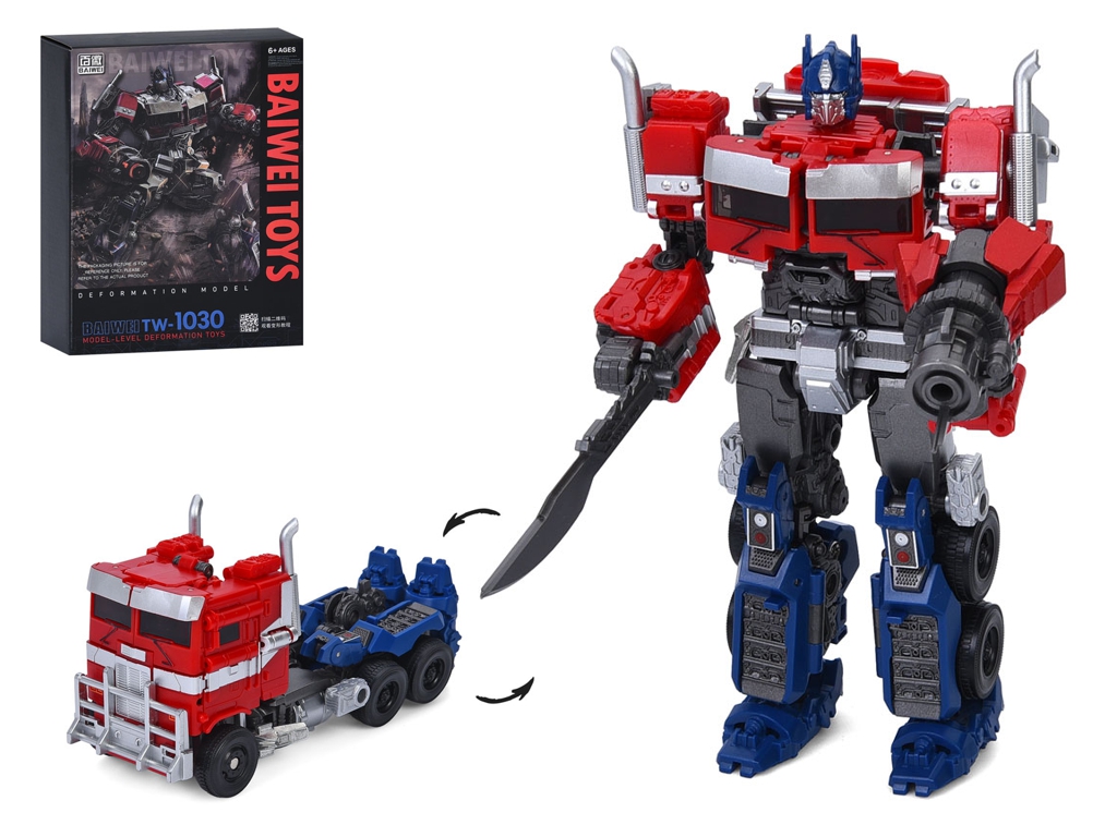 Трансформер робот-трейлер Baiwei Toys 17 см, с оружием, TW-1030B