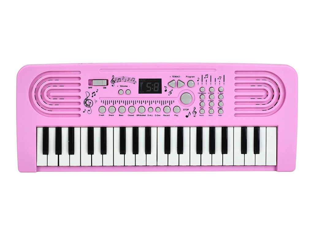 Синтезатор TX-379-B-F-H, 37 клавіш, мікрофон, запис, музика, звуки тварин