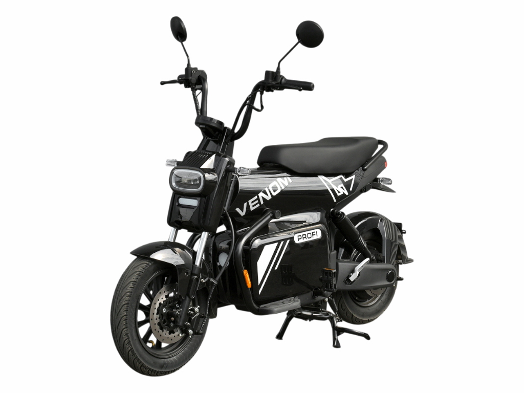 Электробайк Profi Venom VM-1201, бесщеточный двигатель, NFC-запуск, двигатель 1500W, Lead Acid 60V/2