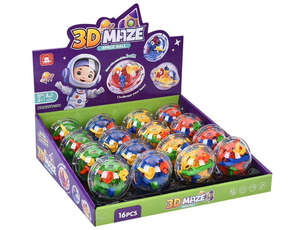 Игра Космический лабиринт XS977-209, диаметр 7 см., брелок, 4 вида (цена за 1 шт.)