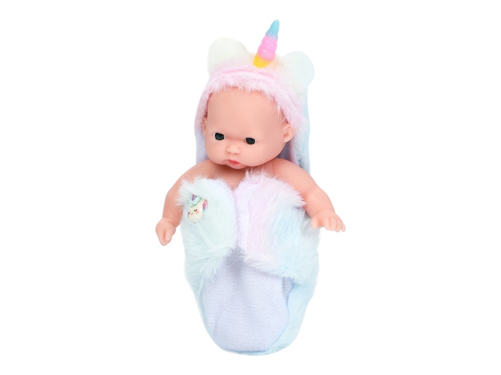 Пупс в одеяле YD138P-12, 13 см, Limo Toy, 6 видов (цена за 1шт)