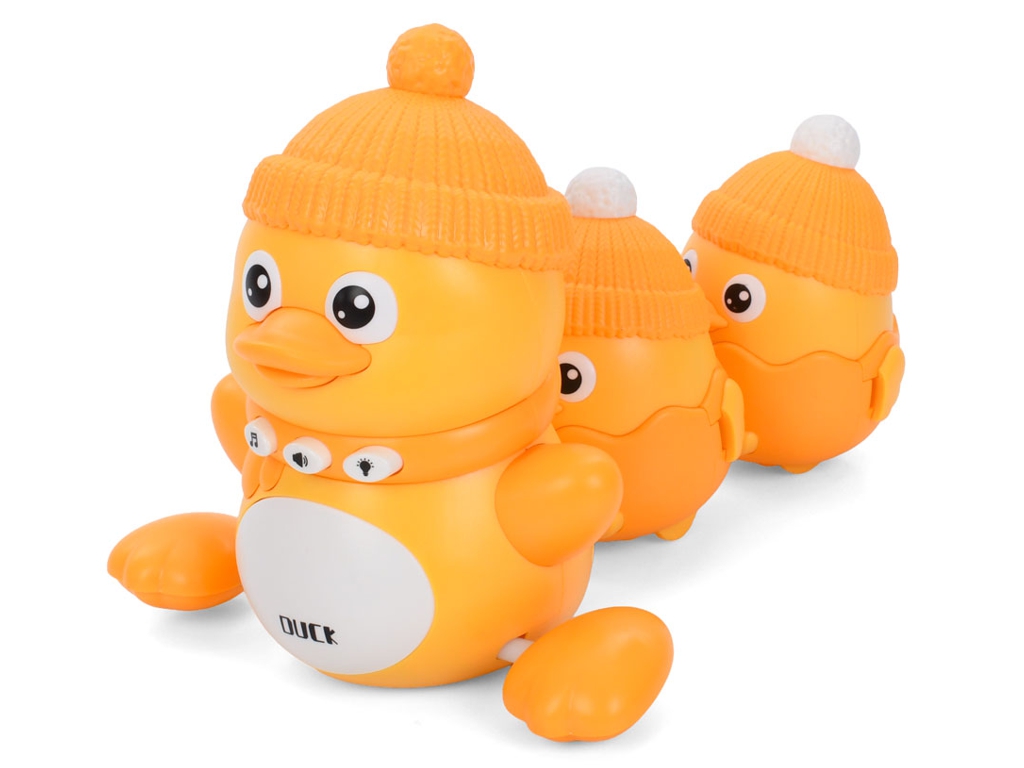 Музыкальная игрушка Утка с утятами со светом и движением