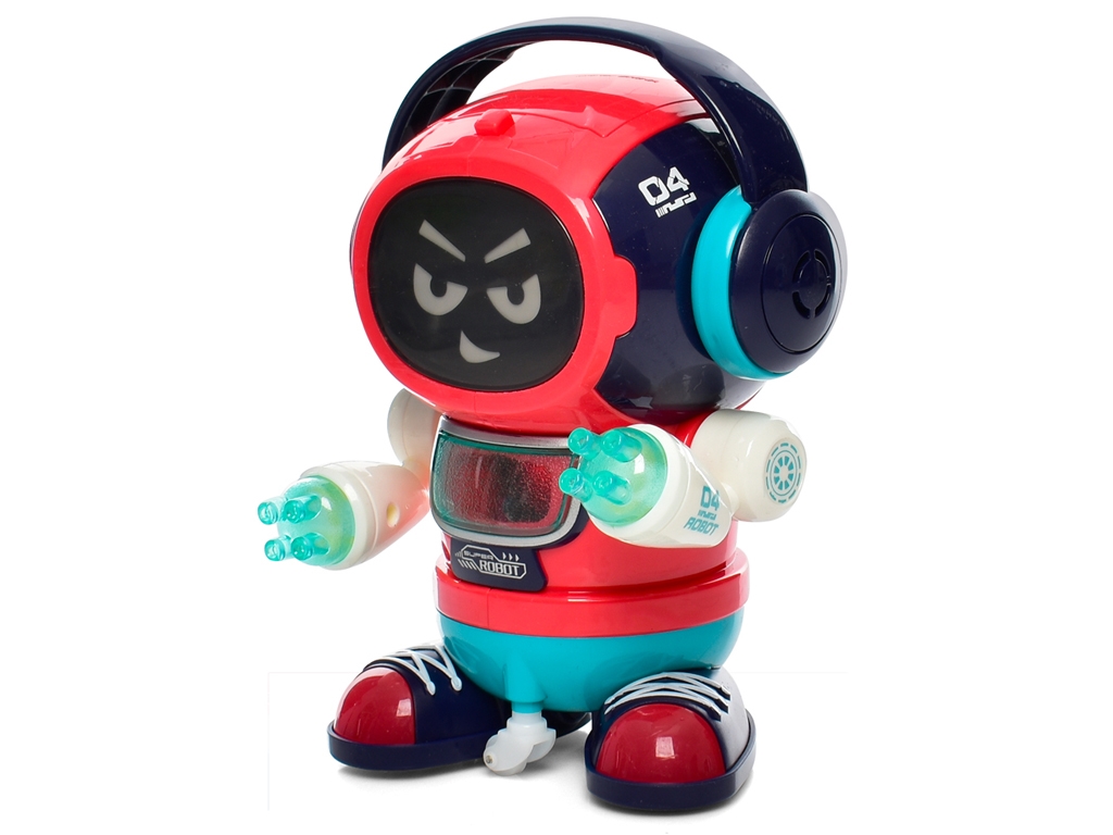 Іграшка робот танцюючий ZR156-3, 16 см, музика та світло, Dancing Robot