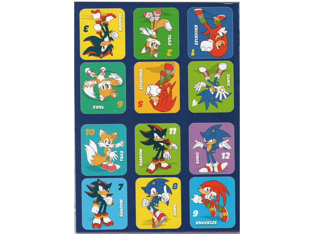 Розмальовка "Sonic 3" з 12 наліпками, Jumbi
