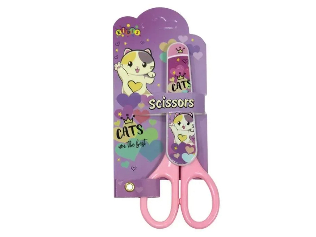 Ножницы детские Kids Cats are the best, 13,5 см, в футляре, 13584