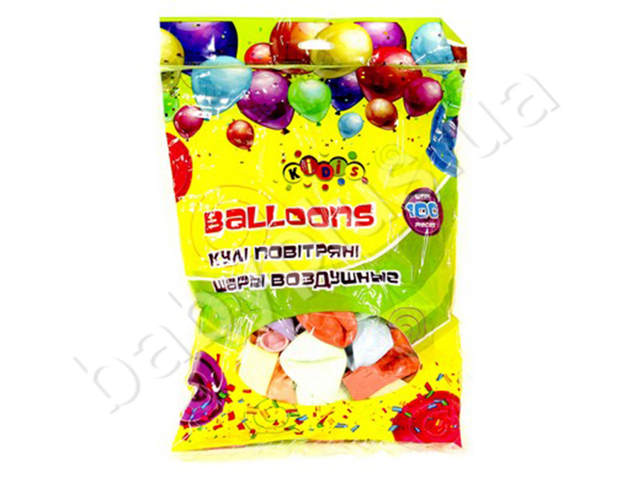Воздушные шарики пастельные цветные 12 дюймов. Цена за упаковку 100 шт. 8747