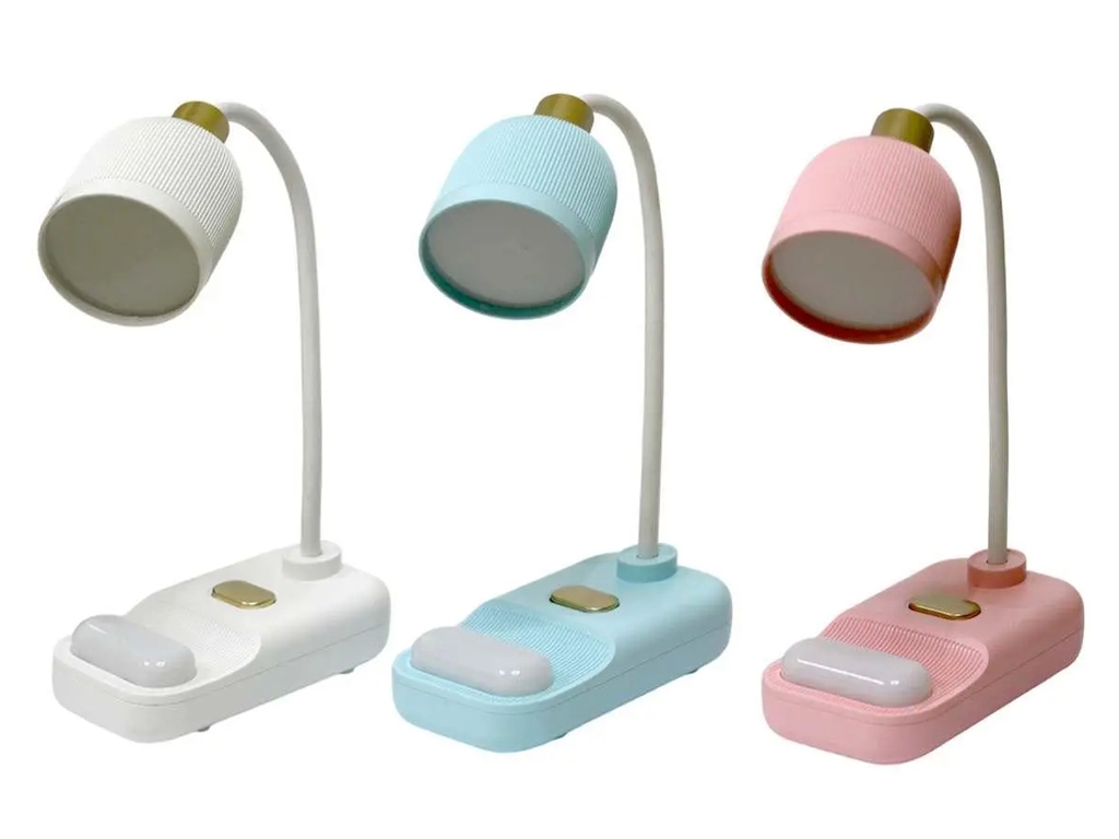 Лампа настольная LED, 3 режима света, USB, CS307-1, 3 вида