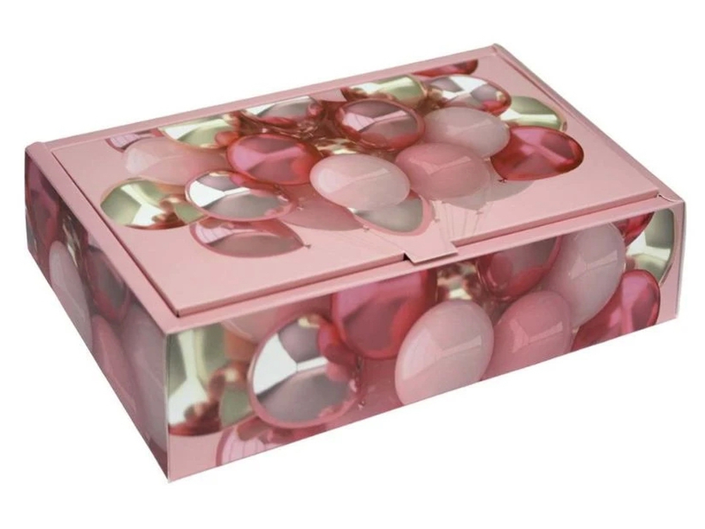 Коробка подарункова розкладна Кульки H808-1L, 22×36×7,5 см, для пакування подарунків
